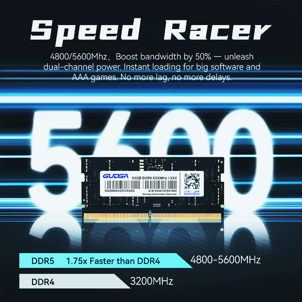 GUDGA DDR5 RAM 8GB 16GB 32GB D - Ddr5 8Gb 评论和价格